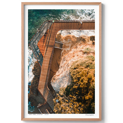 The Boardwalk – Aerial Coastal Print of Terrigal Beach, NSW