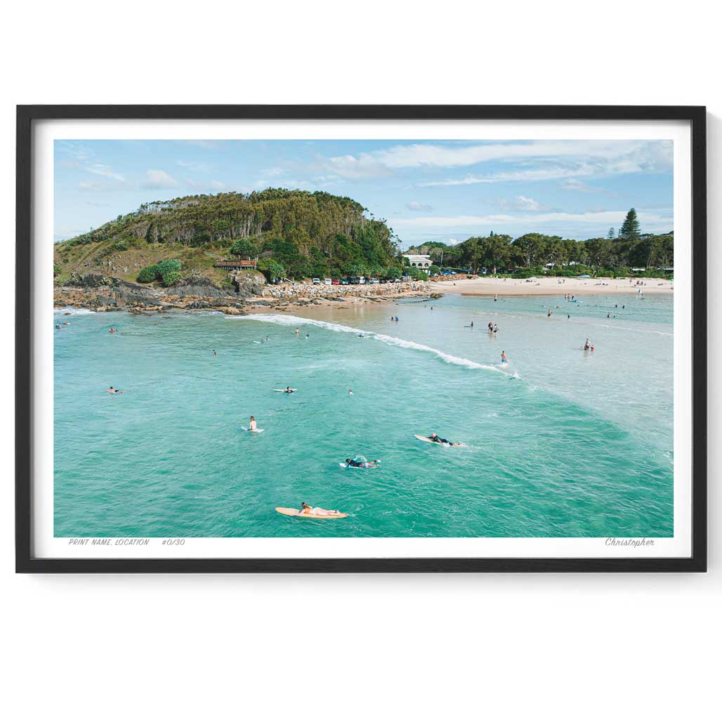 Scotts Head Surfing Paradise Print