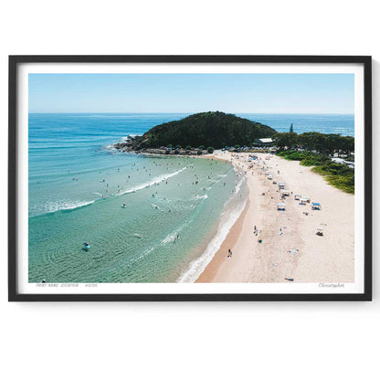 Scotts Head Beach Scene Print