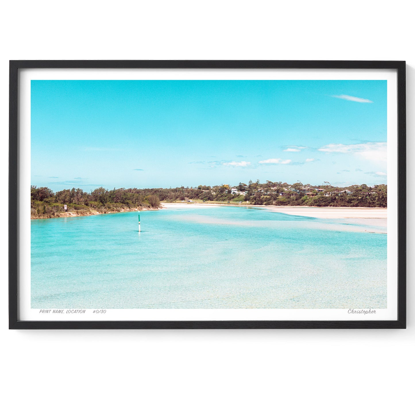 Crystal Clear - Scenic Beach Print of Broulee, South Coast, NSW