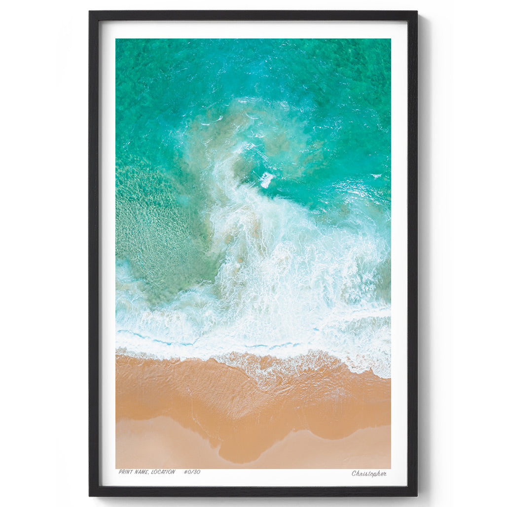 Questions – Aerial Print of Forresters Beach, NSW