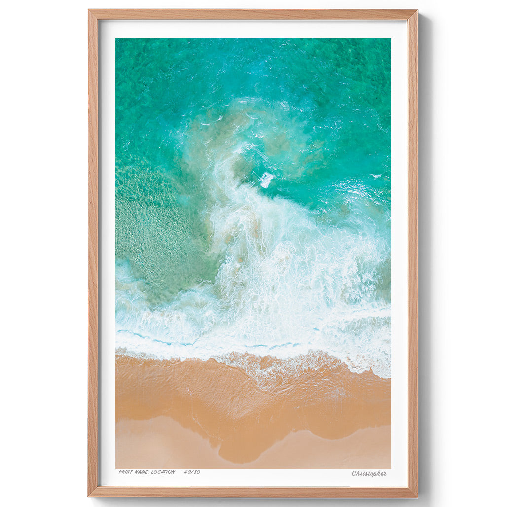 Questions – Aerial Print of Forresters Beach, NSW