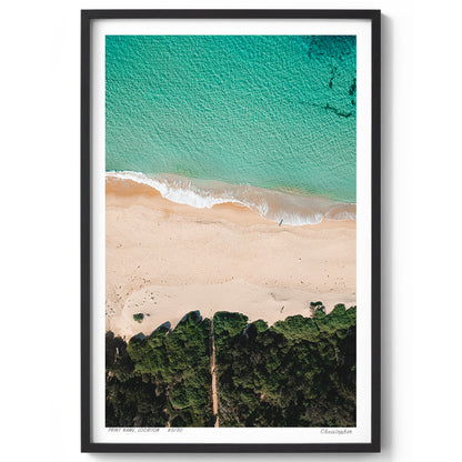 Tracks – Aerial Print of Forresters Beach, NSW