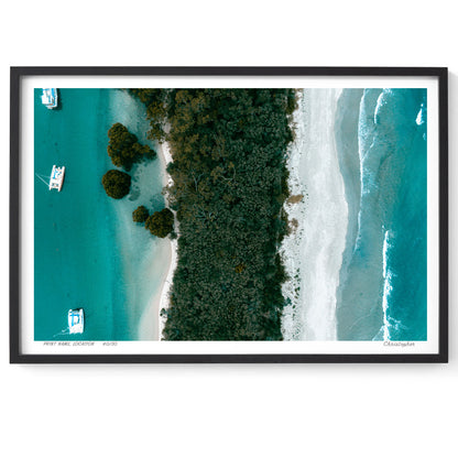 In Between - Ocean Print of Huskisson, South Coast, NSW