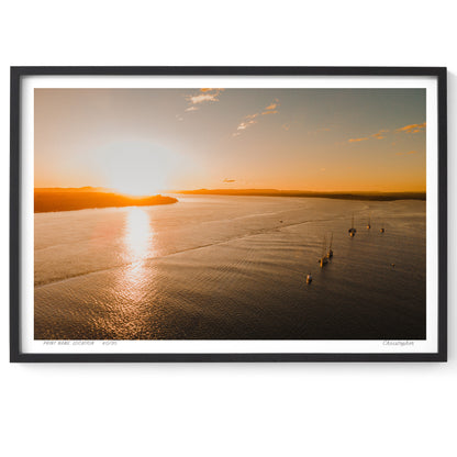 Illuka Boats – Golden Print of Illuka, North Coast, NSW