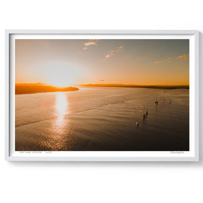 Illuka Boats – Golden Print of Illuka, North Coast, NSW