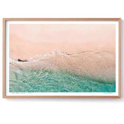 Coastal Harmony – Aerial Ocean Print of Norah Head, NSW