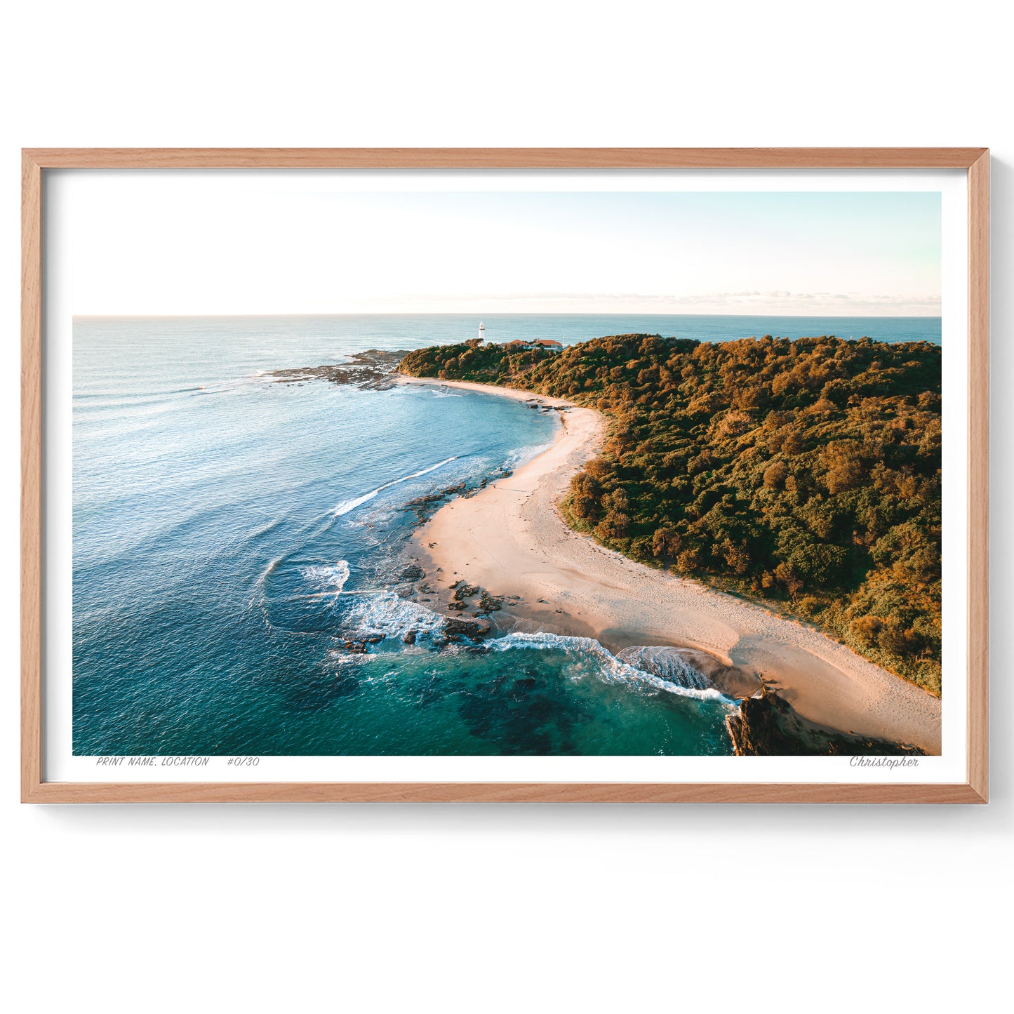 Winding Sands – Coastal Print of Norah Head, NSW