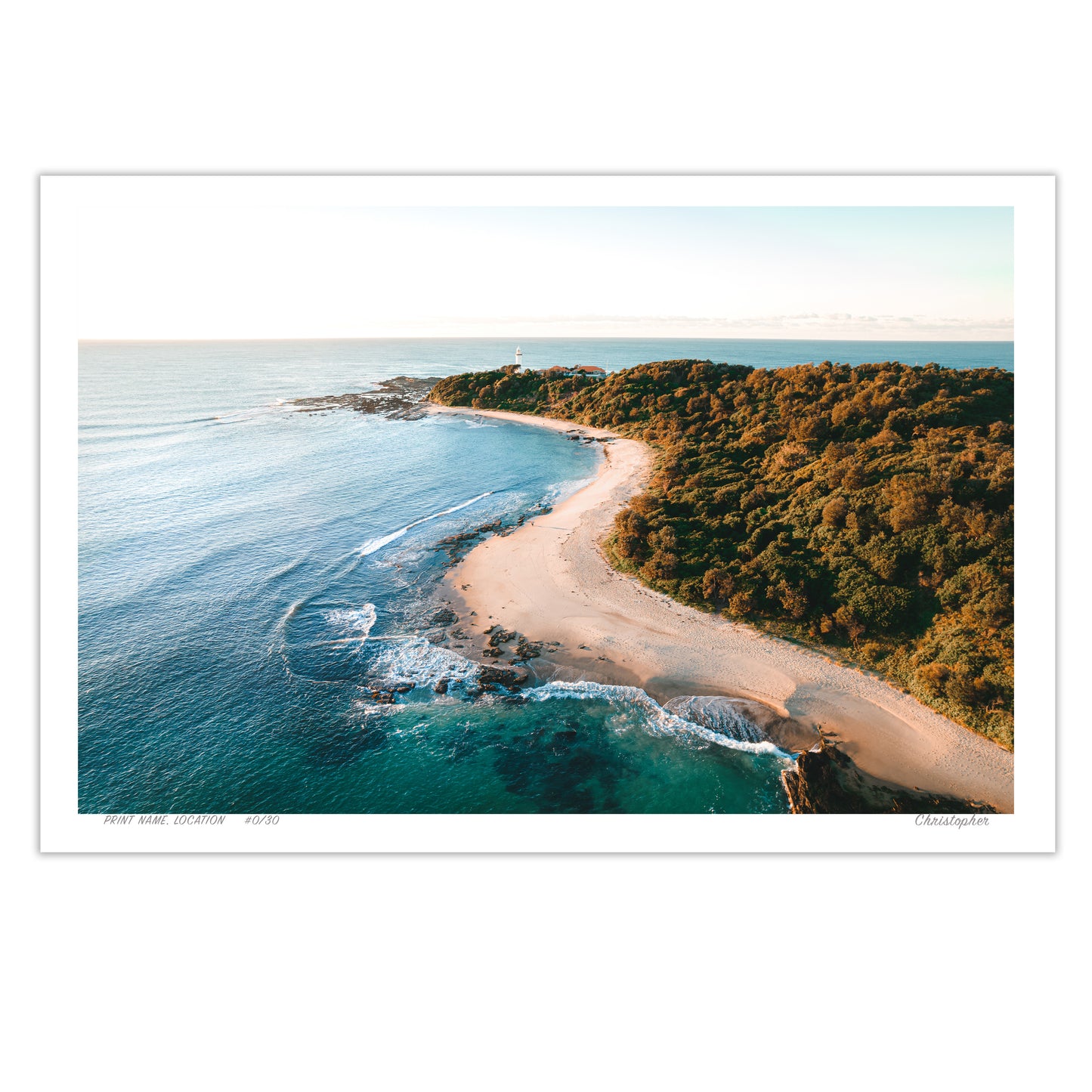 Winding Sands – Coastal Print of Norah Head, NSW