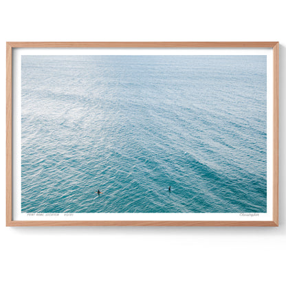 Horizon Drift – Aerial Ocean Print of Norah Head, NSW