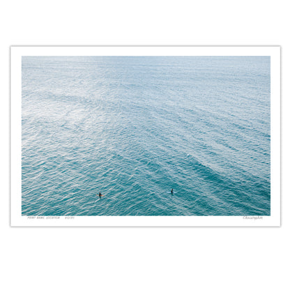 Horizon Drift – Aerial Ocean Print of Norah Head, NSW