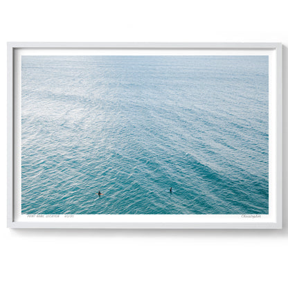 Horizon Drift – Aerial Ocean Print of Norah Head, NSW