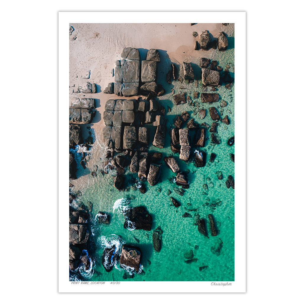 Modification – Coastal Print of Soldiers Beach, Norah Head, NSW