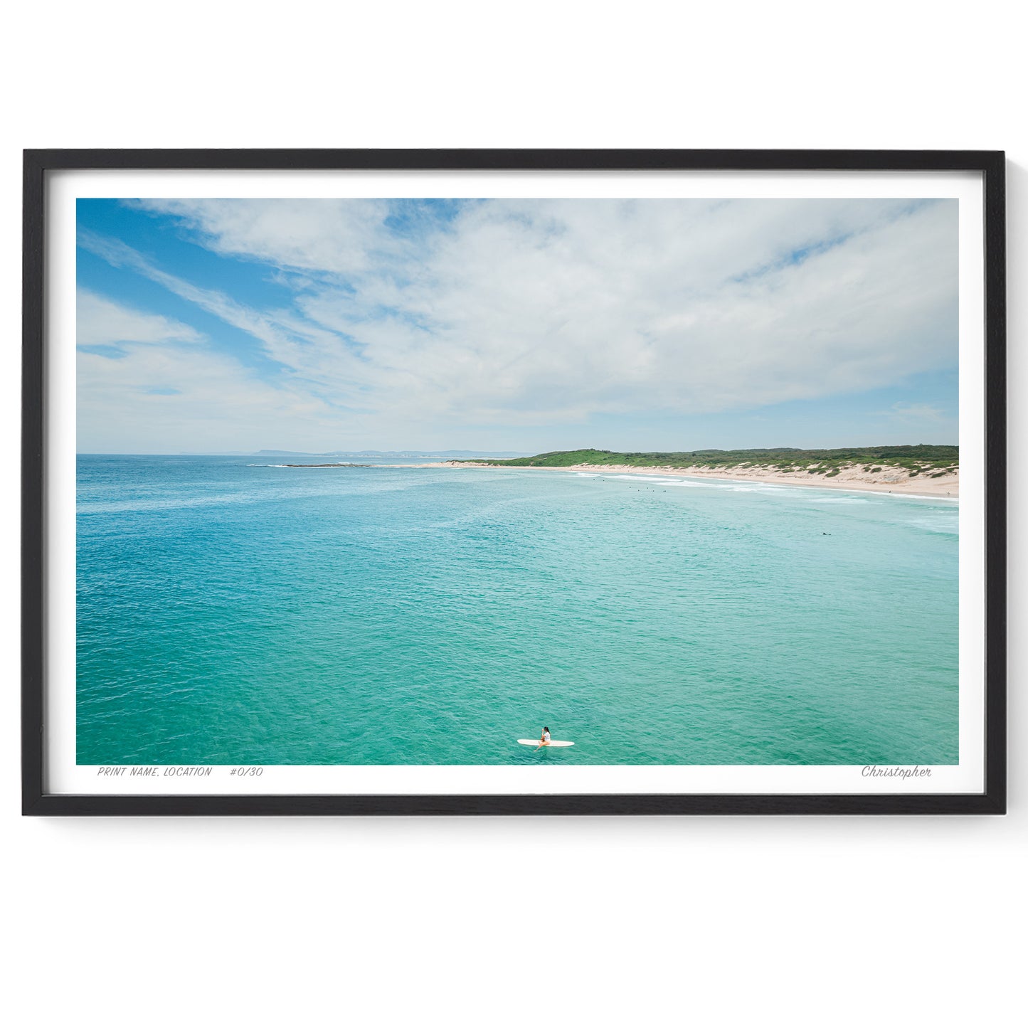 On the Edge – Coastal Print of Soldiers Beach, Norah Head, NSW