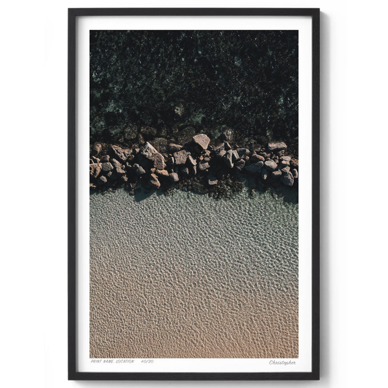 Nature’s Playground Pt. 2 – Aerial Print of Soldiers Beach, NSW