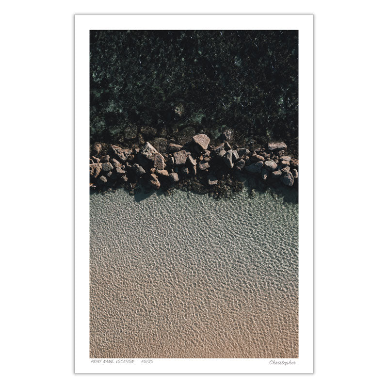 Nature’s Playground Pt. 2 – Aerial Print of Soldiers Beach, NSW