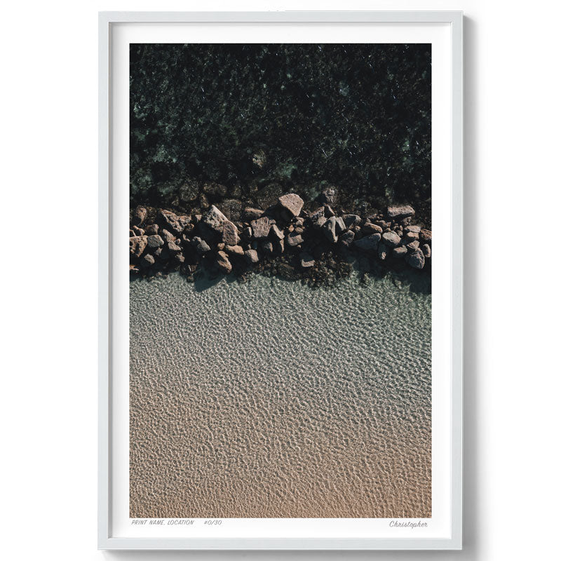 Nature’s Playground Pt. 2 – Aerial Print of Soldiers Beach, NSW