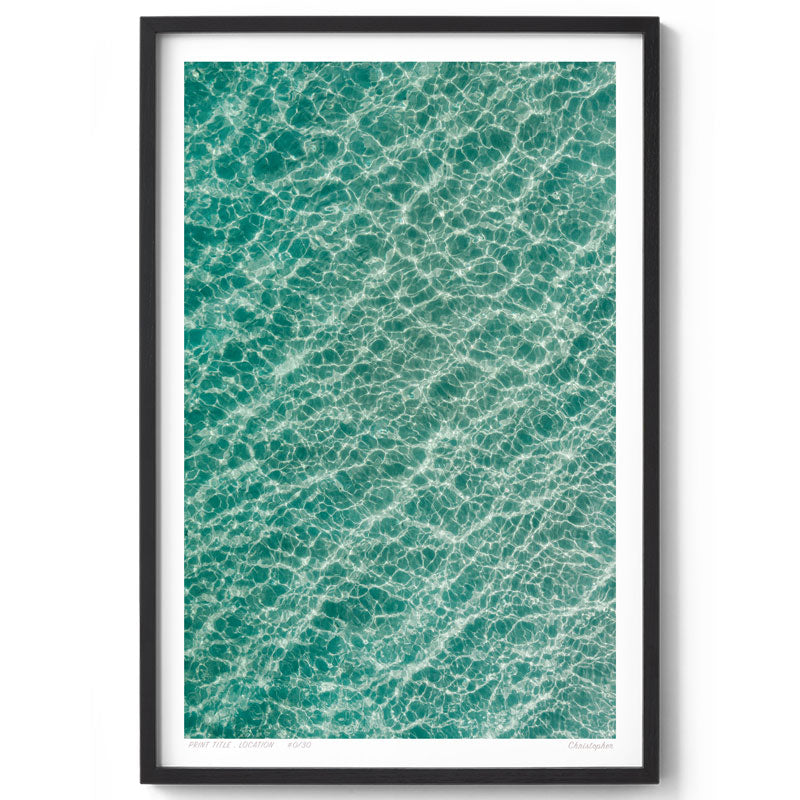 Refraction – Aerial Print of Soldiers Beach, NSW