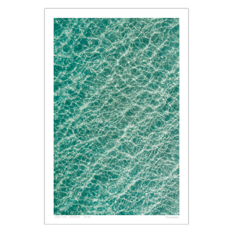 Refraction – Aerial Print of Soldiers Beach, NSW