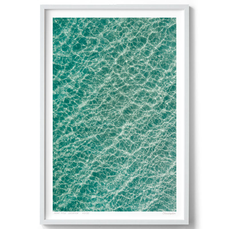 Refraction – Aerial Print of Soldiers Beach, NSW