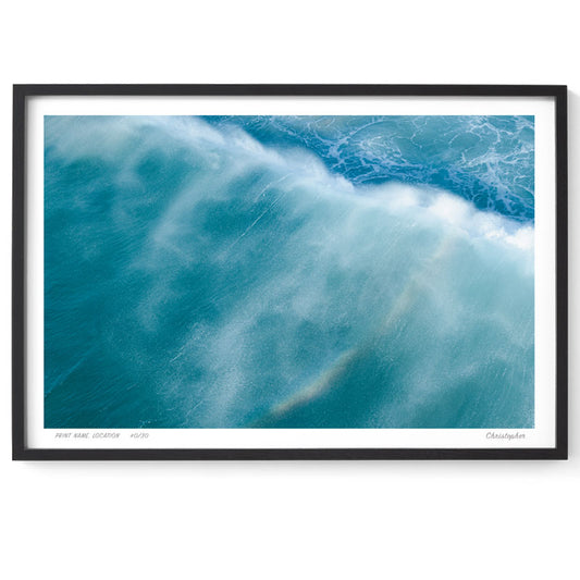 Washed - Aerial Ocean Print of South West Rocks, NSW