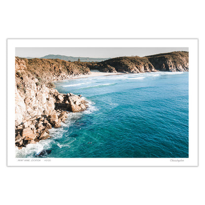 Little Bay - Aerial Coastal Print of South West Rocks, NSW