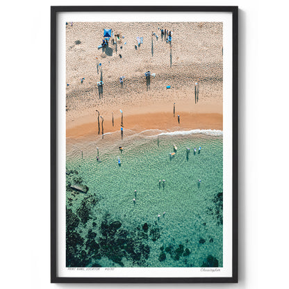 Lucky Bay – Aerial Coastal Print of Spoon Bay, Central Coast