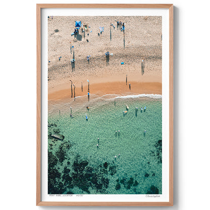 Lucky Bay – Aerial Coastal Print of Spoon Bay, Central Coast