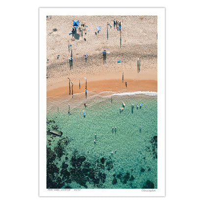 Lucky Bay – Aerial Coastal Print of Spoon Bay, Central Coast