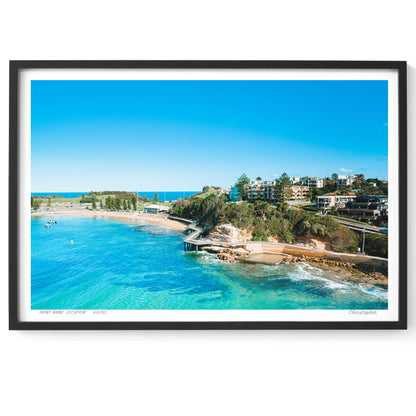 Walkable – Aerial Coastal Print of Terrigal Beach, NSW