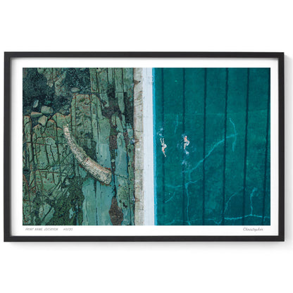 Ocean Baths – Aerial Print of The Entrance Baths, NSW