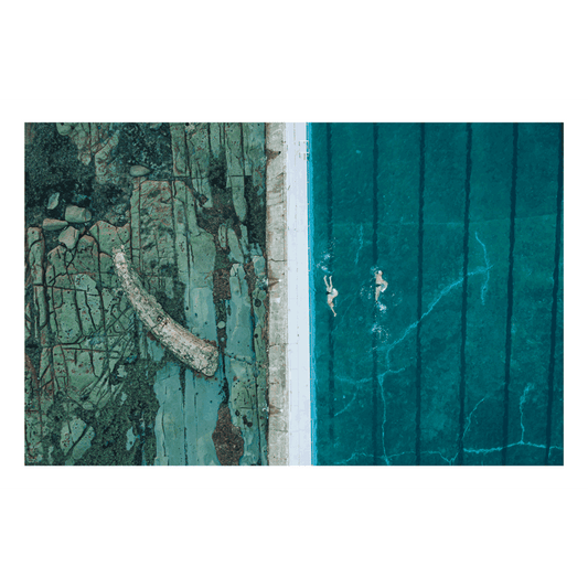 Ocean Baths – Aerial Print of The Entrance Baths, NSW