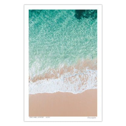 Toowoon Bay Beach - From Above Aerial Print