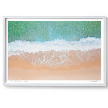 Shoreline Harmony – Coastal Print of Wamberal Beach, NSW